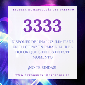 numerología 3333